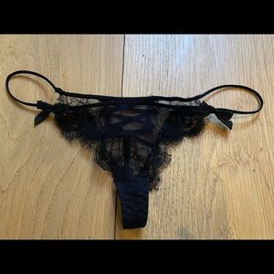 Agent Provocateur Black Lace Thong